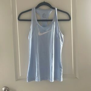Nike dry-fit light blue tank